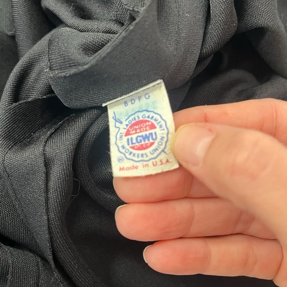 Vintage 60s Alison Ayres Original sleeveless maxi dress long neck tie 10 ILGWU - Picture 16 of 16